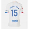 Barcelona Andreas Christensen #15 Bortedrakt Kvinner 2023-24 Kortermet